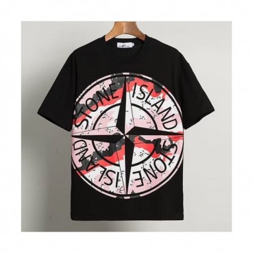 [스톤아일랜드]Stone Island 2020 Mens Crew-neck Cotton Short Sleeved Tshirts 