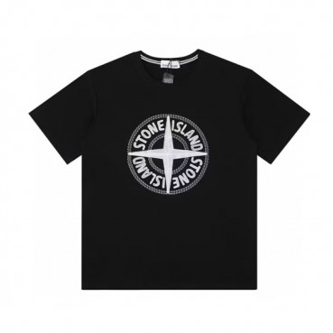 [스톤아일랜드]Stone Island 2023 Mens Crew-neck Cotton Short Sleeved Tshirts 