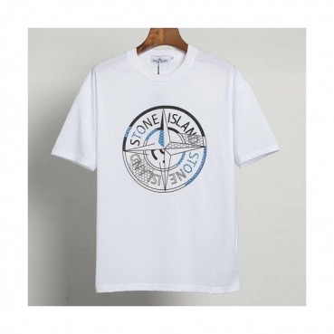 [스톤아일랜드]Stone Island 2020 Mens Crew-neck Cotton Short Sleeved Tshirts 
