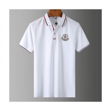 [매장판]Moncler 2020 Mens Logo Cotton Short Sleeved Polo Tshirts - 몽클레어 2020 남성 로고 코튼 폴로 반팔티 Moc01607x.Size(m 