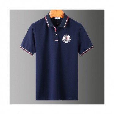 [매장판]Moncler 2020 Mens Logo Cotton Short Sleeved Polo Tshirts - 몽클레어 2020 남성 로고 코튼 폴로 반팔티 Moc01605x.Size(m 