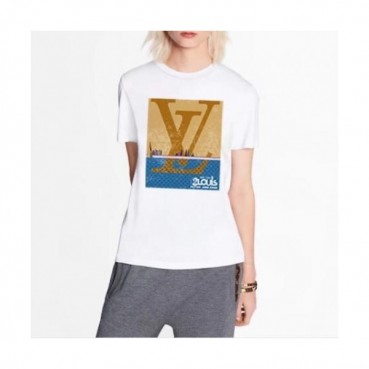 [루이비통]Louis vuitton 2020 Mens Crew-neck Cotton Short Sleeved Tshirts 