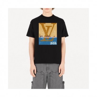 [루이비통]Louis vuitton 2020 Mens Crew-neck Cotton Short Sleeved Tshirts 