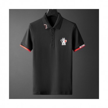 [매장판]Moncler 2020 Mens Logo Cotton Short Sleeved Polo Tshirts - 몽클레어 2020 남성 로고 코튼 폴로 반팔티 Moc01603x.Size(m 