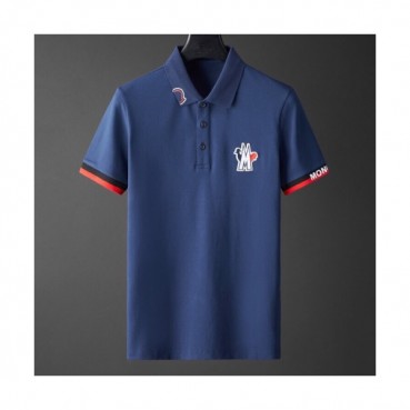 [매장판]Moncler 2020 Mens Logo Cotton Short Sleeved Polo Tshirts - 몽클레어 2020 남성 로고 코튼 폴로 반팔티 Moc01602x.Size(m 