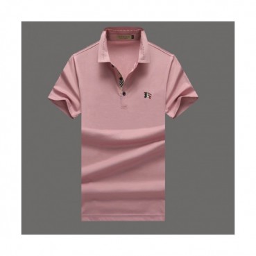 [버버리]Burberry 2020 Mens Logo Silket Short Sleeved Polo Tshirts - 버버리 2020 남성 로고 실켓 폴로 반팔티 Bur02585x.Size(m 