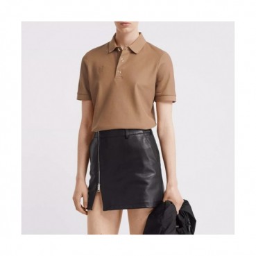 [버버리]Burberry 2020 Womens Logo Silket Short Sleeved Polo Tshirts - 버버리 2020 여성 로고 실켓 폴로 반팔티 Bur02563x.Size(s 