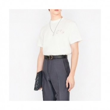 [디올]Dior 2020 Mm/Wm Logo Cotton Short Sleeved Tshirts - 디올 2020 남/녀 로고 코튼 반팔티 Dio0604x.Size(xs 