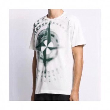 [스톤아일랜드]Stone Island 2020 Mens Crew-neck Cotton Short Sleeved Tshirts 