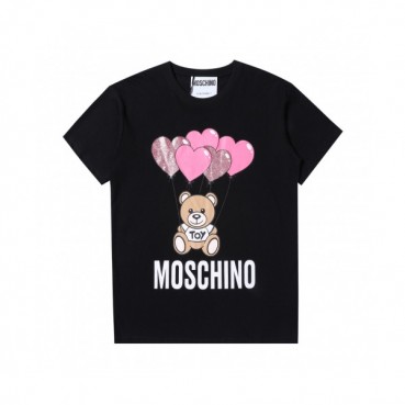 [모스키노]Moschino 2020 Mm/Wm Logo Cotton Short Sleeved Tshirts - 모스키노 2020 남자 로고 코튼 반팔티 Mos0089x.Size(s 