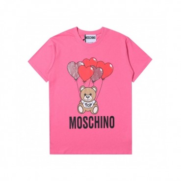 [모스키노]Moschino 2020 Mm/Wm Logo Cotton Short Sleeved Tshirts - 모스키노 2020 남자 로고 코튼 반팔티 Mos0088x.Size(s 