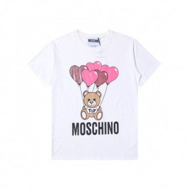 [모스키노]Moschino 2020 Mm/Wm Logo Cotton Short Sleeved Tshirts - 모스키노 2020 남자 로고 코튼 반팔티 Mos0087x.Size(s 
