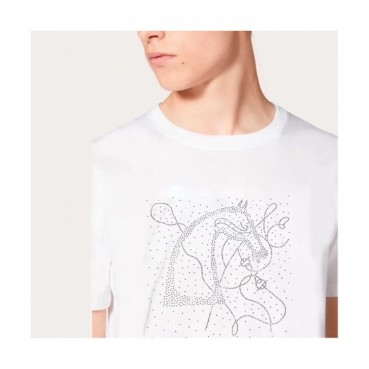 Hermes 2020  Mens Silket Crew-neck Short Sleeved Tshirts 