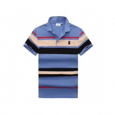 [버버리]Burberry 2020 Mens Logo Silket Short Sleeved Polo Tshirts - 버버리 2020 남성 로고 실켓 폴로 반팔티 Bur02549x.Size(m 