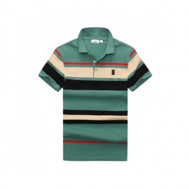 [버버리]Burberry 2020 Mens Logo Silket Short Sleeved Polo Tshirts - 버버리 2020 남성 로고 실켓 폴로 반팔티 Bur02548x.Size(m 