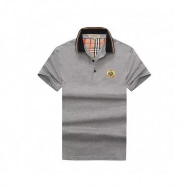 [버버리]Burberry 2020 Mens Logo Silket Short Sleeved Polo Tshirts - 버버리 2020 남성 로고 실켓 폴로 반팔티 Bur02546x.Size(m 