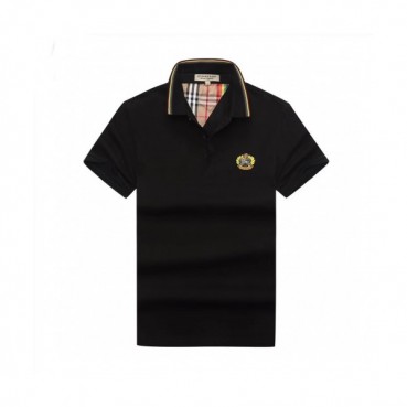 [버버리]Burberry 2020 Mens Logo Silket Short Sleeved Polo Tshirts - 버버리 2020 남성 로고 실켓 폴로 반팔티 Bur02543x.Size(m 