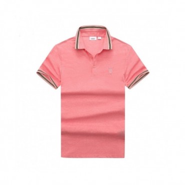 [버버리]Burberry 2020 Mens Logo Silket Short Sleeved Polo Tshirts - 버버리 2020 남성 로고 실켓 폴로 반팔티 Bur02542x.Size(m 