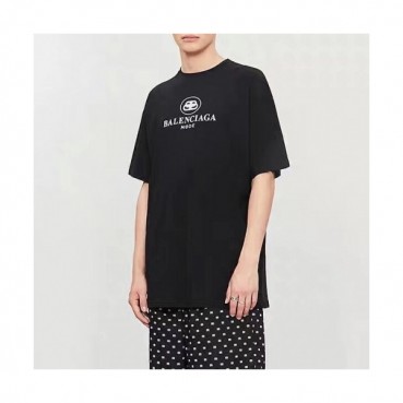 [발렌시아가]Balenciaga 2020 Mm/Wm Logo Cotton Short Sleeved Tshirts - 발렌시아가 2020 남자 로고 오버사이즈 코튼 반팔티 Bal0594x.Size(xs 