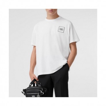 [버버리]Burberry 2020 Mens Logo Crew-neck Cotton Short Sleeved Tshirts 