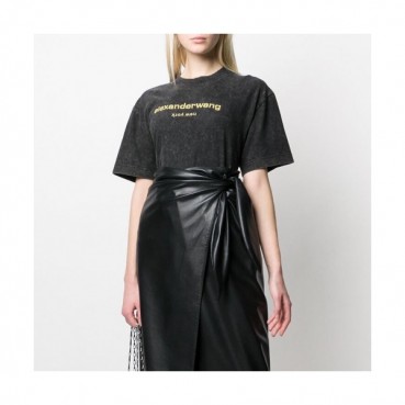 [매장판]Alexsander Wang 2020 Mm/Wm Logo Cotton Short Sleeved Tshirts - 알렉산더왕 2020 남자 로고 코튼 반팔티 Alw0097x.Size(s 