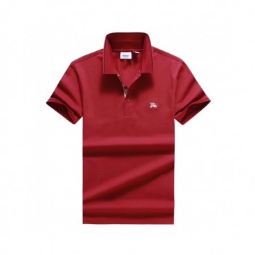 [버버리]Burberry 2020 Mens Logo Silket Short Sleeved Polo Tshirts - 버버리 2020 남성 로고 실켓 폴로 반팔티 Bur02534x.Size(m 