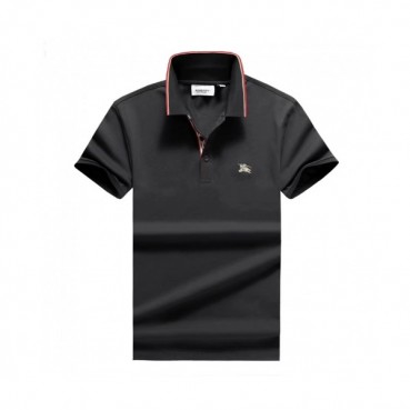 [버버리]Burberry 2020 Mens Logo Silket Short Sleeved Polo Tshirts - 버버리 2020 남성 로고 실켓 폴로 반팔티 Bur02533x.Size(m 
