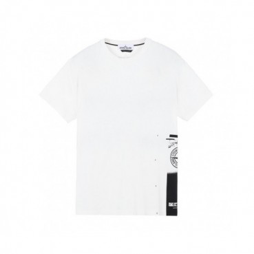 [스톤아일랜드]Stone Island 2020 Mens Crew-neck Cotton Short Sleeved Tshirts 