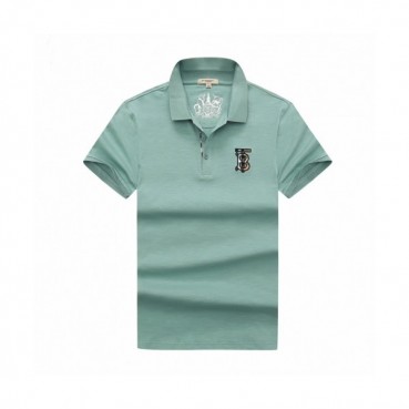 [버버리]Burberry 2020 Mens Logo Silket Short Sleeved Polo Tshirts - 버버리 2020 남성 로고 실켓 폴로 반팔티 Bur02524x.Size(m 