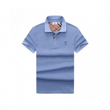 [버버리]Burberry 2020 Mens Logo Silket Short Sleeved Polo Tshirts - 버버리 2020 남성 로고 실켓 폴로 반팔티 Bur02520x.Size(m 