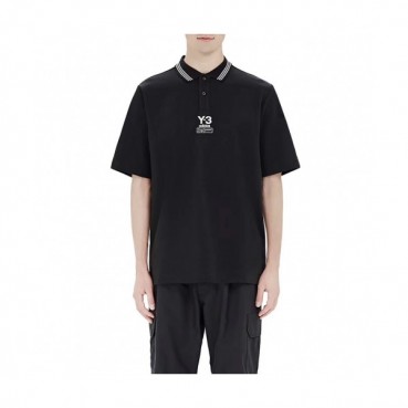 [요지야마모토]Y-3 2020 Mens Logo Basic Cotton Short Sleeved Polo Tshirts 