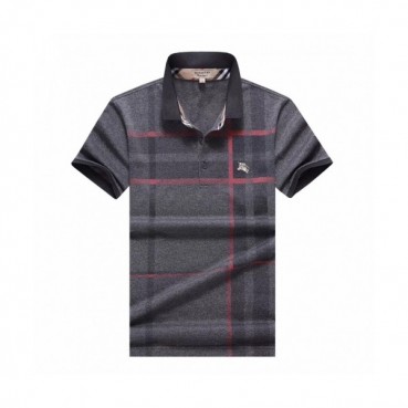 [버버리]Burberry 2020 Mens Logo Silket Short Sleeved Polo Tshirts - 버버리 2020 남성 로고 실켓 폴로 반팔티 Bur02513x.Size(m 