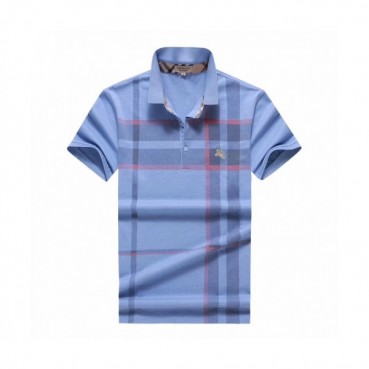 [버버리]Burberry 2020 Mens Logo Silket Short Sleeved Polo Tshirts - 버버리 2020 남성 로고 실켓 폴로 반팔티 Bur02511x.Size(m 