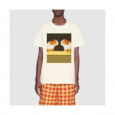 [매장판]Gucci 2020 Mm/Wm Logo Cotton Short Sleeved Tshirts - 구찌 2020 남자 로고 코튼 반팔티 Guc02661x.Size(s 