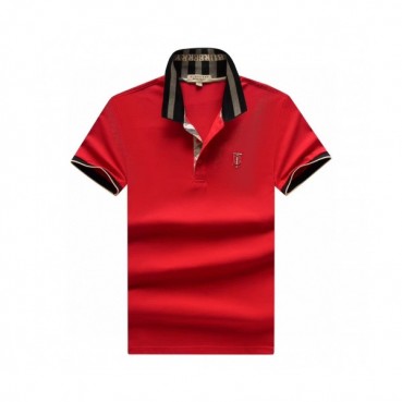 [버버리]Burberry 2020 Mens Logo Silket Short Sleeved Polo Tshirts - 버버리 2020 남성 로고 실켓 폴로 반팔티 Bur02504x.Size(m 