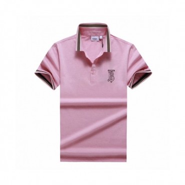 [버버리]Burberry 2020 Mens Logo Silket Short Sleeved Polo Tshirts - 버버리 2020 남성 로고 실켓 폴로 반팔티 Bur02501x.Size(m 