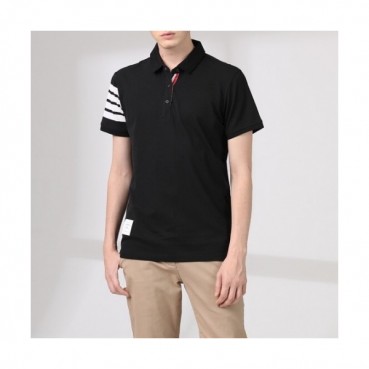 [톰브라운]Thom Browne 2022 Mens Casual Cotton Short Sleeved Tshirts - 톰브라운 2022 남성 로고 코튼 반팔티 Tho0691x.Size(m 