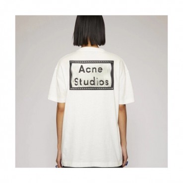 [아크네]Acne 2020 Studios Mm/Wm Logo Cotton Short Sleeved Tshirts - 아크네 스튜디오 2020 남자 로고 코튼 반팔티 Acn0066x.Size(xs 