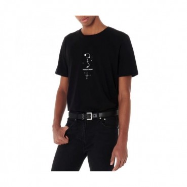 Saint Laurent 2020 Mens Logo Cotton Short Sleeved Tshirs - 입생로랑 2020 남성 로고 코튼 반팔티 Ysl0085x.Size(xs 