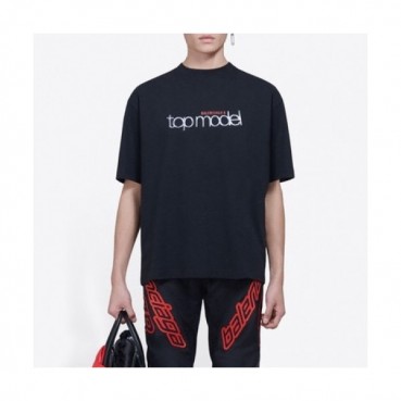 [발렌시아가]Balenciaga 2020 Mm/Wm Logo Cotton Short Sleeved Tshirts - 발렌시아가 2020 남자 로고 오버사이즈 코튼 반팔티 Bal0589x.Size(xs 