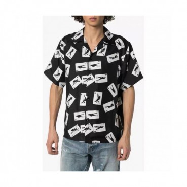 Amiri Mens Logo Silk Short Sleeved Tshirts - 아미리 2020 남성 로고 실크 반팔티 Ami0086x