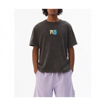 [매장판]Alexsander Wang 2020 Mm/Wm Logo Cotton Short Sleeved Tshirts - 알렉산더왕 2020 남자 로고 코튼 반팔티 Alw0090x.Size(s 