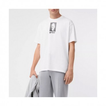 [버버리]Burberry 2020 Mens Logo Crew-neck Cotton Short Sleeved Tshirts 