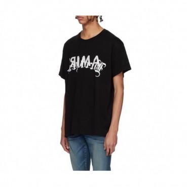 Amiri 2020 Mens Logo Cotton Short Sleeved Tshirts - 아미리 2020 남성 로고 코튼 반팔티 Ami0069x.Size(s 