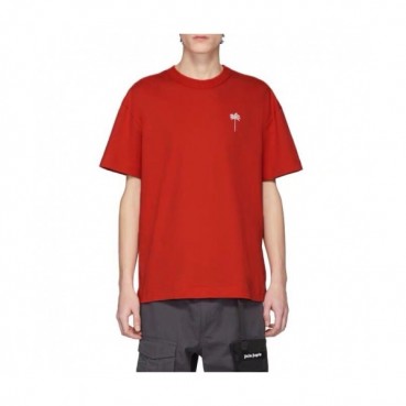 [팜 엔젤스]Palm Angels 2020 Mm/Wm Logo Cotton Short Sleeved Tshirts - 팜 엔젤스 2020 남자 로고 코튼 반팔티셔츠 Pam0128x.Size(s 
