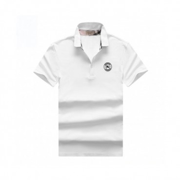 [버버리]Burberry 2020 Mens Logo Cotton Short Sleeved Polo Tshirts - 버버리 2020 남성 로고 코튼 폴로 반팔티 Bur02480x.Size(m 