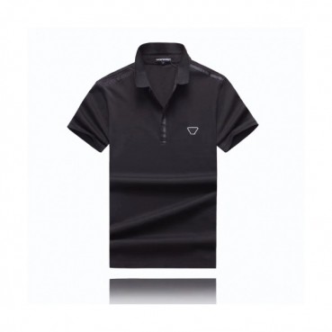 [알마니]Armani 2020 Mens Logo Silket Short Sleeved Polo Tshirts - 알마니 2020 남성 로고 실켓 폴로 반팔티 Arm0654x.Size(m 