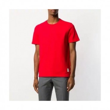 [톰브라운]Thom Browne 2020 Mm/Wm Casual Cotton Short Sleeved Tshirts - 톰브라운 2020 남자 로고 코튼 반팔티 Tho0681x.Size(m 