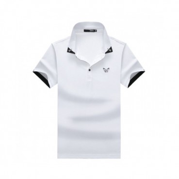 [펜디]Fendi 2020 Mens Logo Casual Cotton Polo Short Sleeved Tshirts - 펜디 2020 남성 로고 캐쥬얼 코튼 폴로 반팔티 Fen0664x.Size(m 
