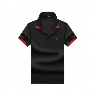 [펜디]Fendi 2020 Mens Logo Casual Cotton Polo Short Sleeved Tshirts - 펜디 2020 남성 로고 캐쥬얼 코튼 폴로 반팔티 Fen0662x.Size(m 